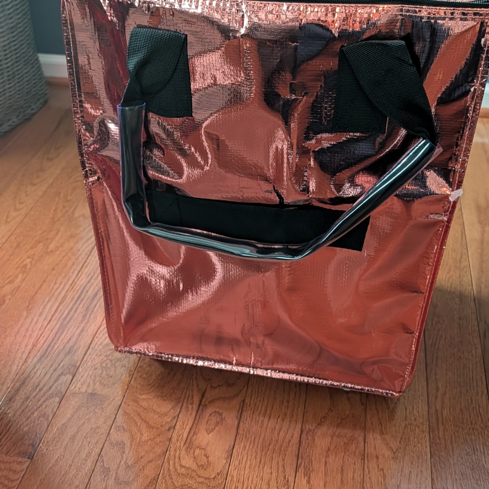 Metallic Insulated Tote Bag